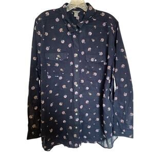 Eddie Bauer button up hiking shirt long sleeve 2XL NWT